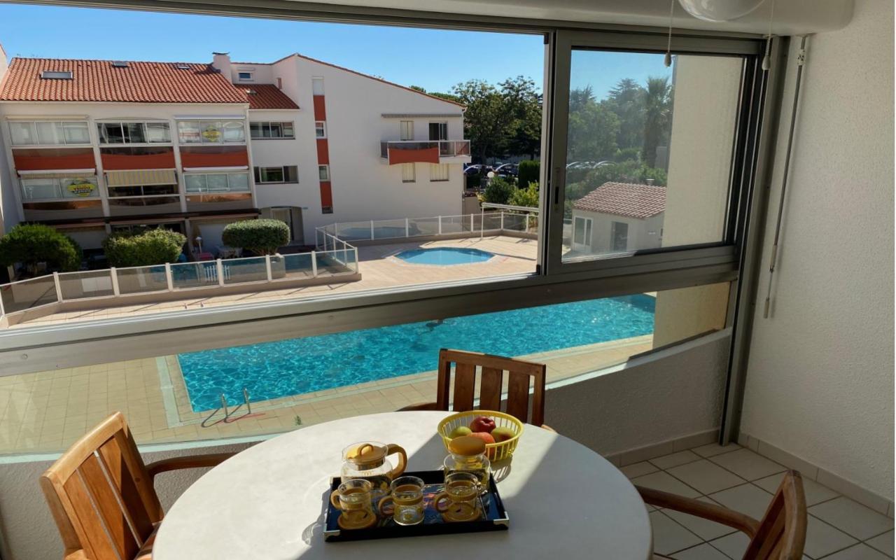 Argeles Plage Studio Piscine Park. Privatif Dans Res. Securisee Exterior foto